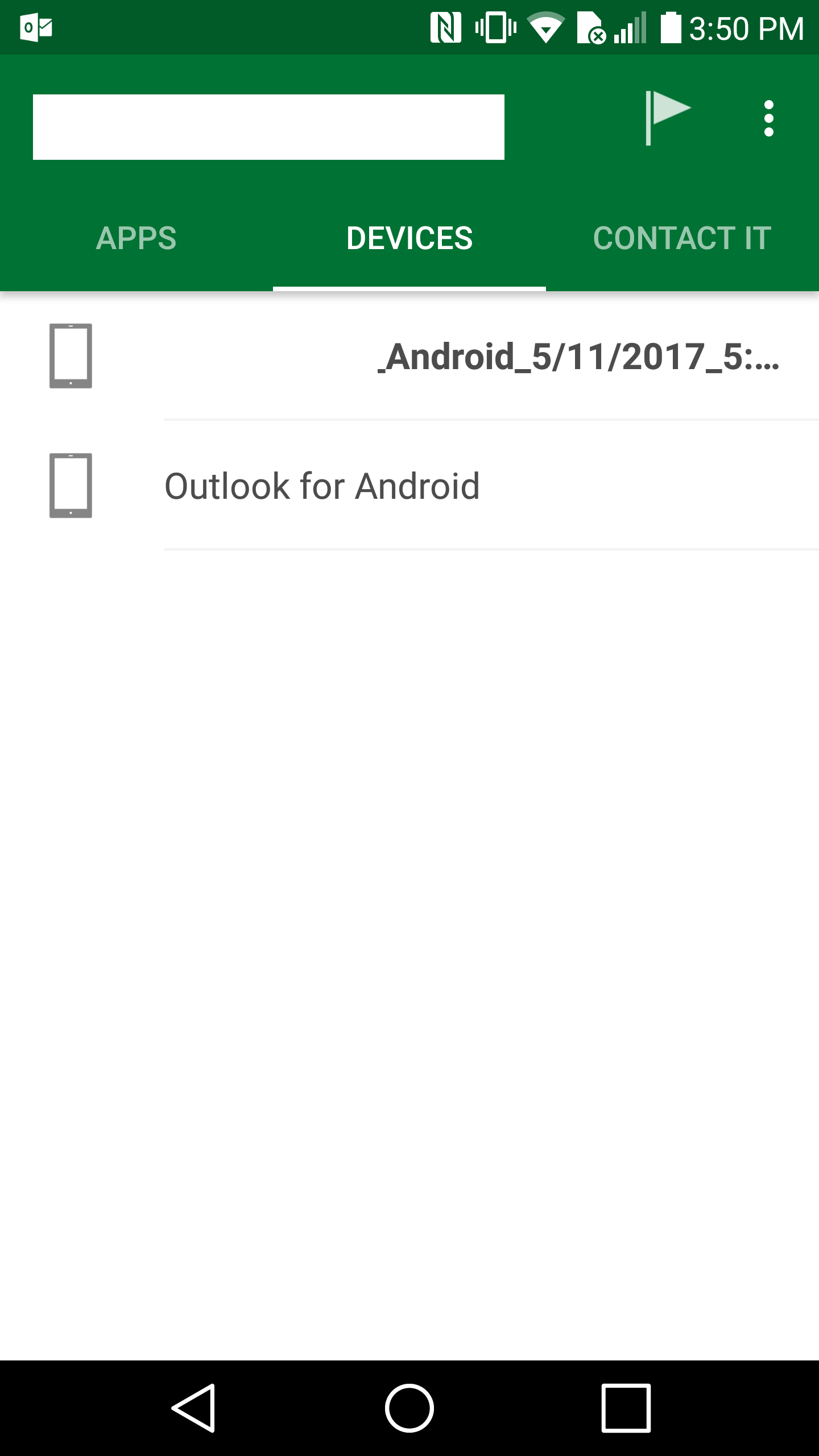 device enroled twice