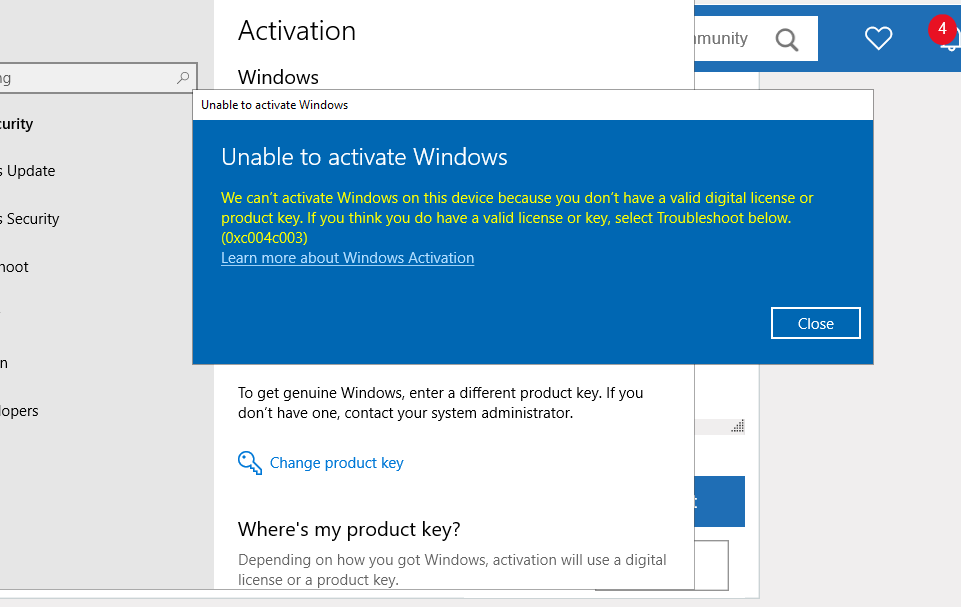 Windows Server 2019 Install Product Key Not Working Microsoft Tech Community