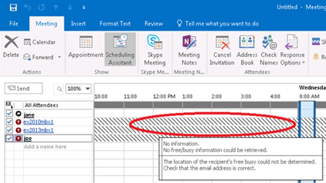 Demystifying Hybrid Free/Busy: Finding errors and troubleshooting -  Microsoft Community Hub