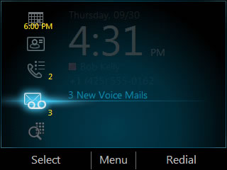 Message Waiting Indicator on an IP phone