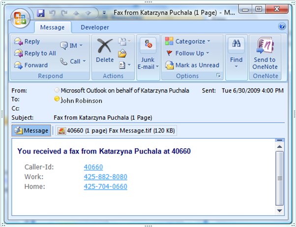 Spotlight on Exchange 2010: Receiving faxes using Exchange 2010 Unified  Messaging - Microsoft Community Hub