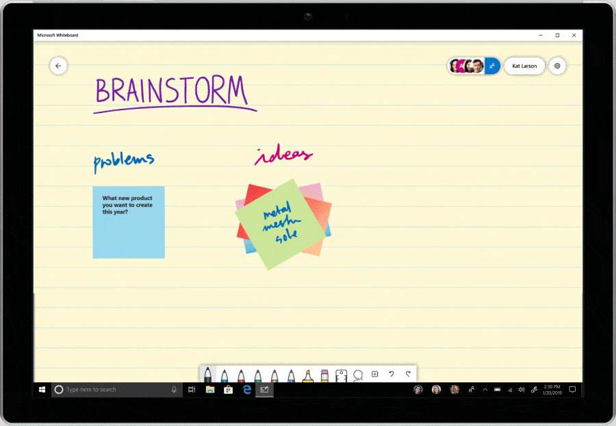 Whiteboard in Teams meetings integration, ink grab and ink beautification  are here! - Microsoft Tech Community