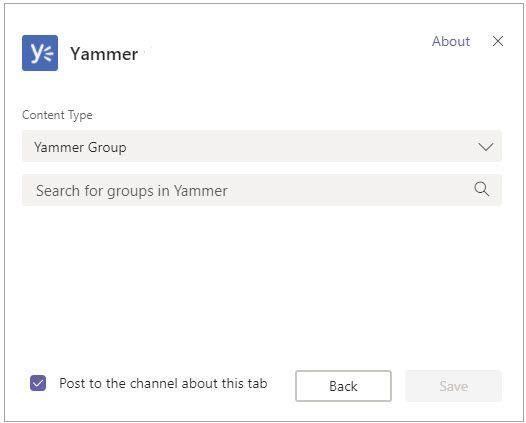 Simplify your workflow by adding a tab for a Yammer group in Microsoft Teams. Your team members can participate in the Yammer conversation, right from Teams, or discuss a Yammer conversation in Teams before posting a reply to the wider Yammer group.