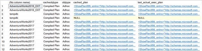 sys.dm_exec_query_plan_stats from cached plans
