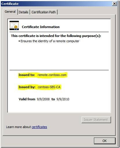 How Do I Distribute the SBS 2008 Self-Signed SSL Certificate to My Users? -  Microsoft Tech Community