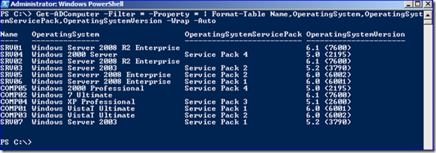 Inventorying Computers with AD PowerShell - Microsoft Tech Community