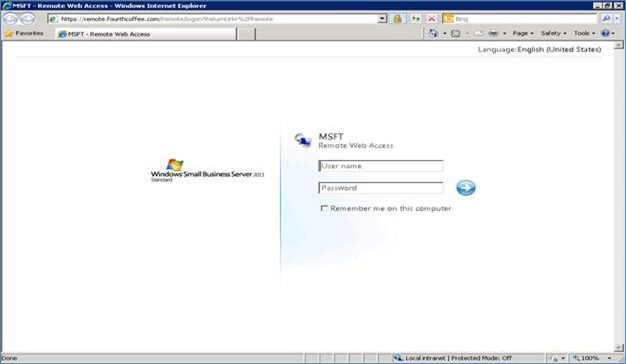 Introduction to SBS 2011 Standard Remote Web Access (RWA) - Microsoft  Community Hub