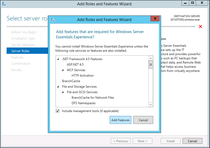 Deploying Windows Server 2012 R2 Standard/Datacenter with Windows Server  Essentials Experience role in an Existing ... - Microsoft Community Hub