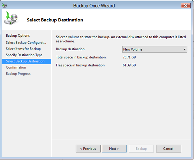 Windows Server Backup automatic disk usage management - Microsoft Community  Hub