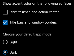 Show accent color -- Title bars and window borders.png