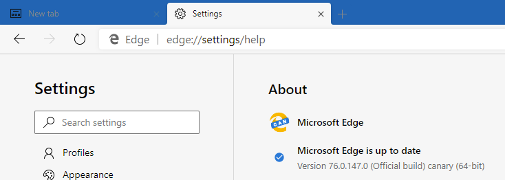 Edge Canary tab text issue.png