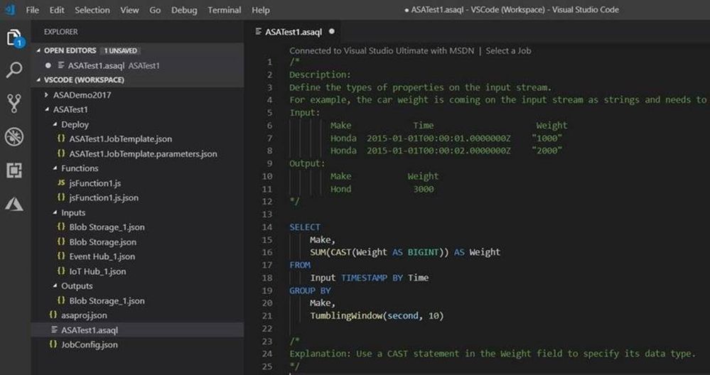 ASA extension for VS Code