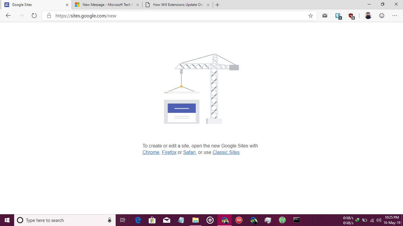 Google sites [ https://sites.google.com ] not working on edge. - Microsoft  Community Hub