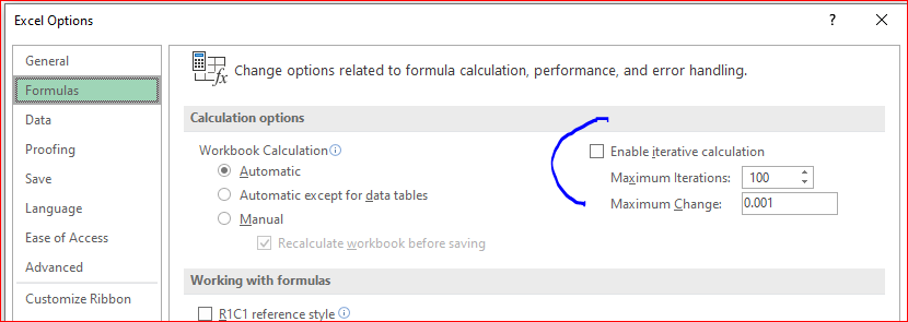 How to enable iterative calculation - Microsoft Community Hub