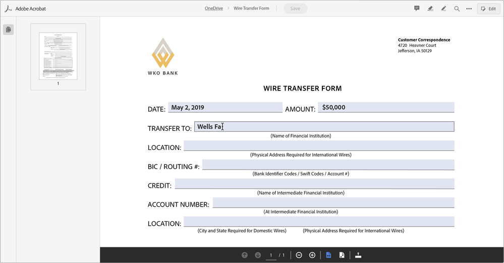 Adobe PDF Form Filling web tools