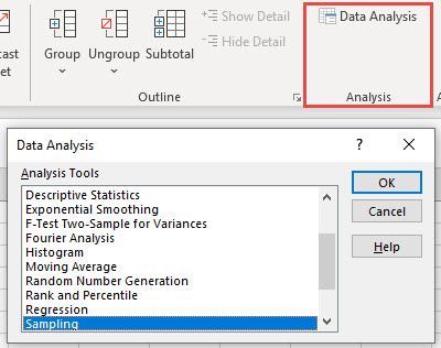 Analysis Toolpak on the Data tab