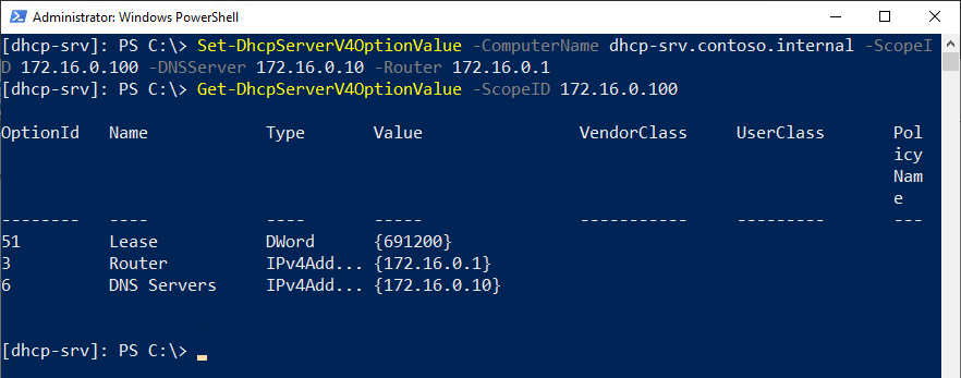 How to Manage DHCP using PowerShell