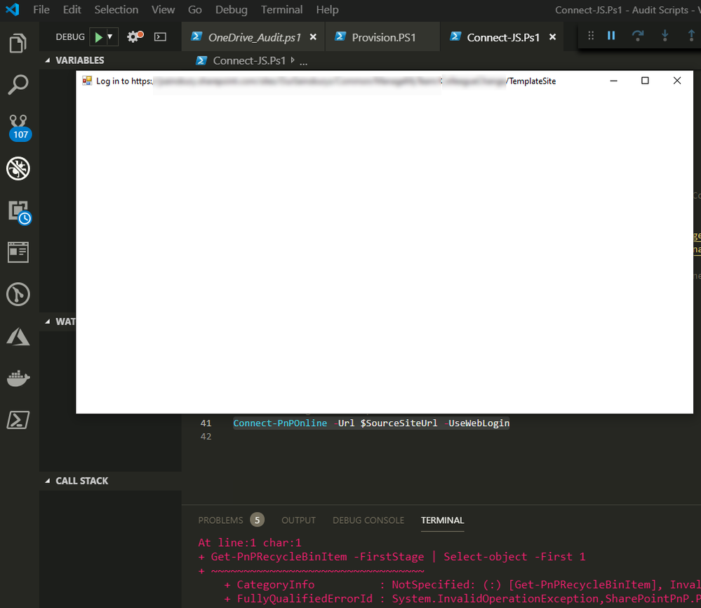 2FA Issue in VSCode.PNG