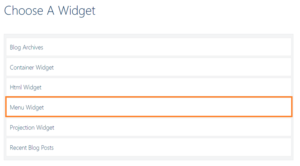 Choose a widget - Menu.png