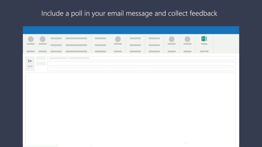 Adding a quick poll right in Outlook