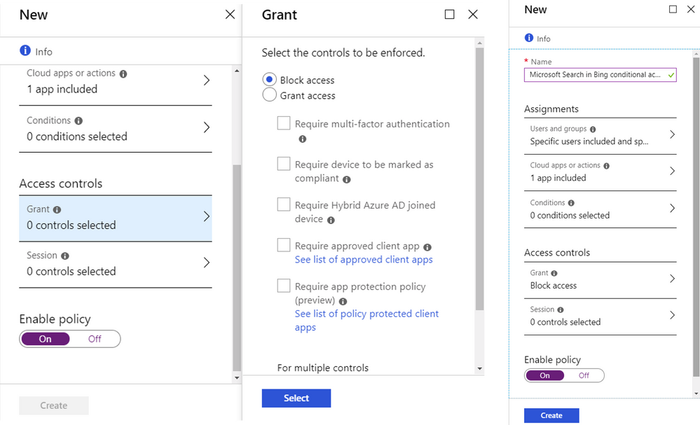 Figure 7 – Set the Grant value to “Block access” for the user(s) you want to block.