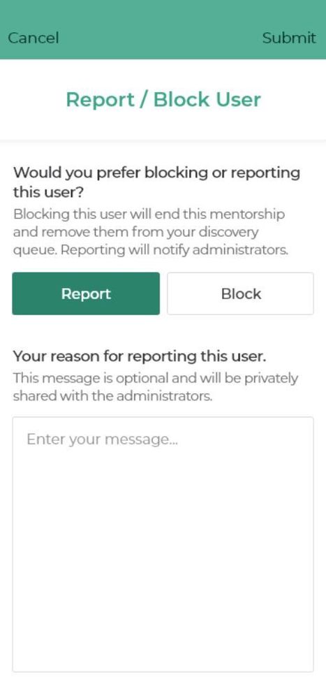 You can now report/block users who are in violation of our Community Code of Conduct. We do not tolerate any form of harassment on this platform.