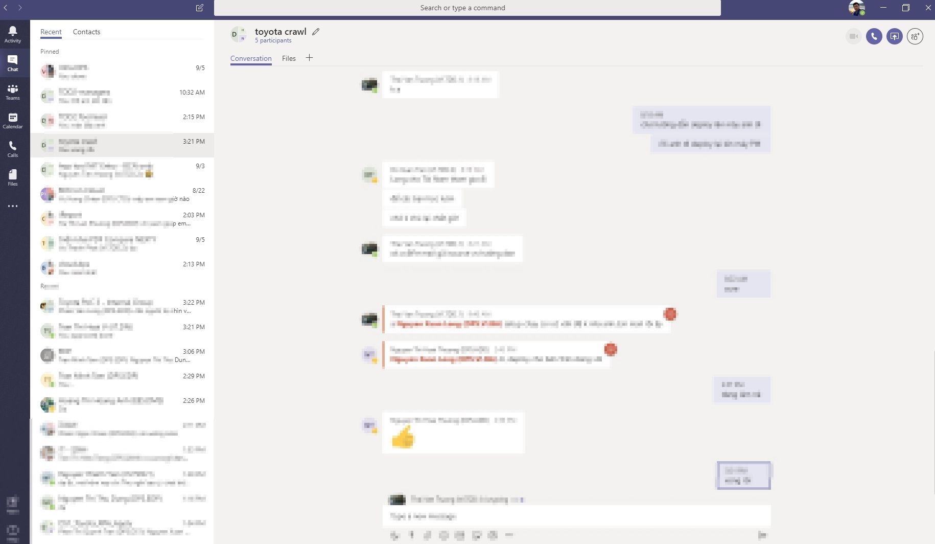 not able to see presentation in microsoft teams