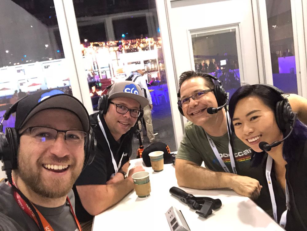 The Cloud Architects Podcast recording with @Anna Chu at the Podcast Center at Microsoft Ignite 2018.