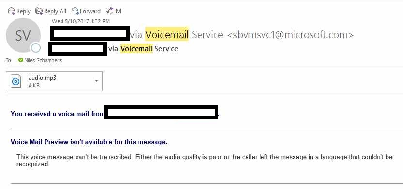 Holy Voicemail Batman! - Microsoft Community Hub