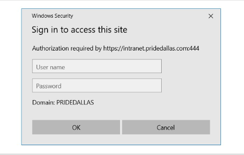 Windows Integrated Authentication - Dialog box prompt for credentials is  the wrong one! - Microsoft Community Hub