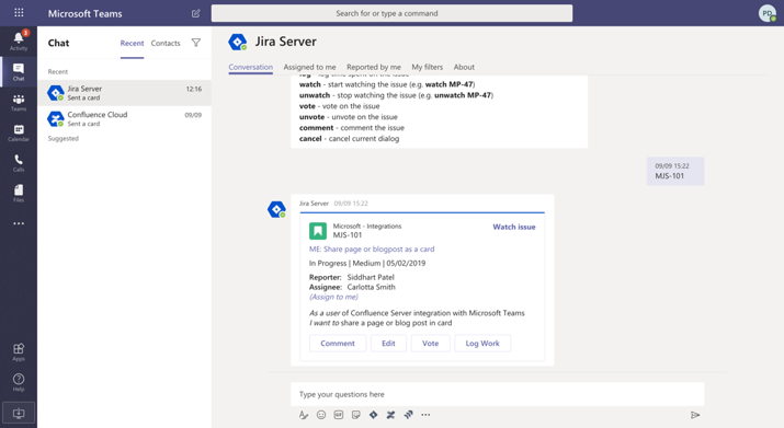 Jira Server App for Microsoft Teams - Microsoft Tech Community