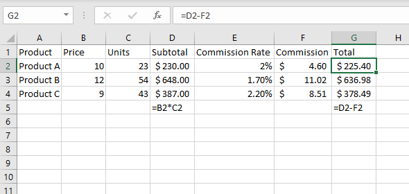 Trying to figure out how to calculate various commission rates on the same  spreadsheet - Microsoft Community Hub