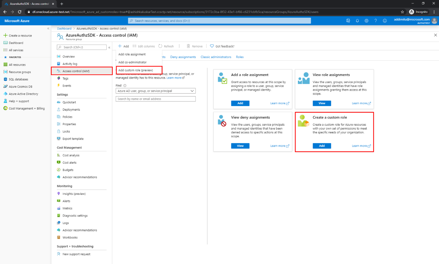 Creating custom roles in the Azure portal is now in public preview -  Microsoft Community Hub