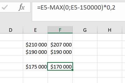 Calculating taxes backwards - Microsoft Community Hub