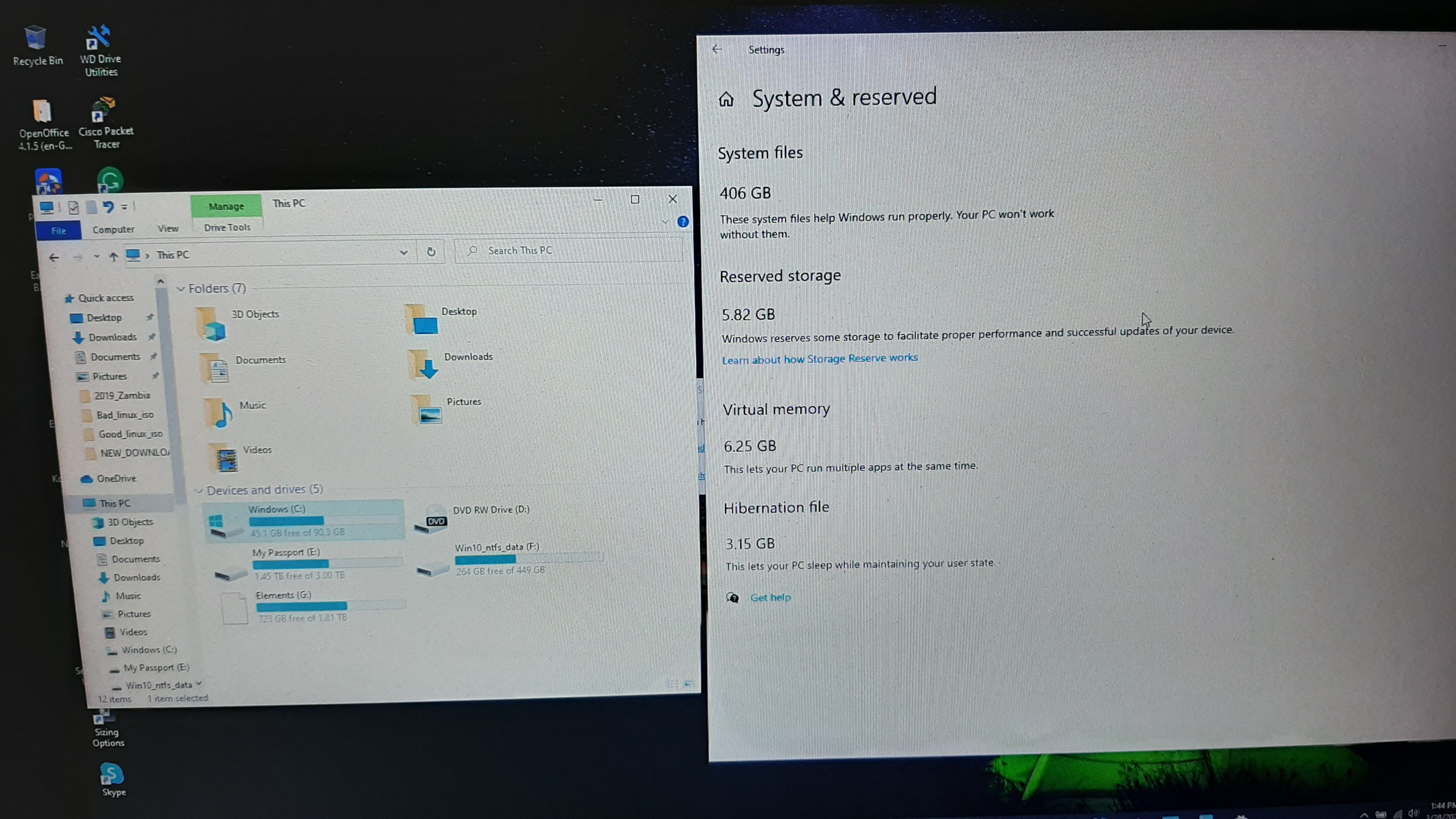 Windows 10 and reserved storage - Microsoft Tech Community