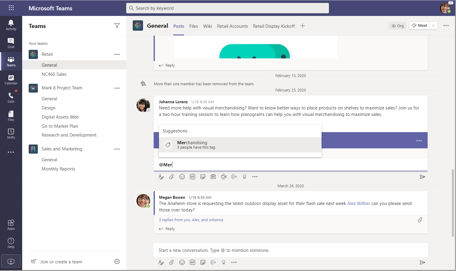 Reach the right people faster with tags in Microsoft Teams