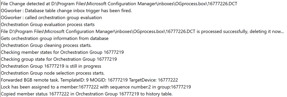 Orchestration groups - Configuration Manager