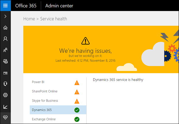 Classic Office 365 service health dashboard being retired - Microsoft Tech  Community