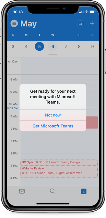 Avoid last minute downloads when you create a Teams Meeting
