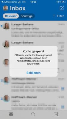 Tài khoản bị chặn trên Outlook cho iOS: Nếu bạn đang gặp vấn đề với tài khoản của mình trên Outlook cho iOS, không lo lắng quá nhiều! Xử lý vấn đề này không quá phức tạp, và bạn sẽ được hướng dẫn cách giải quyết vấn đề ngay lập tức. Hãy bỏ qua sự khó chịu và đón nhận những trải nghiệm đầy đủ từ Outlook cho iOS.