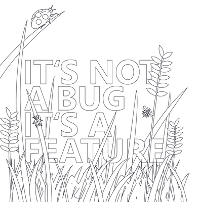 It's not a bug, it's a feature - coloring page perview