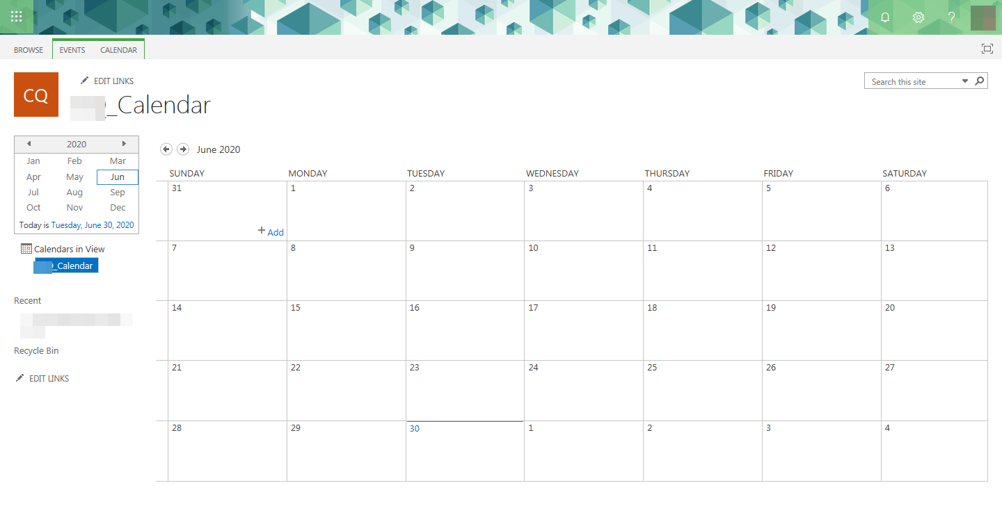 SharePoint Monthly Calendar view within Teams Microsoft Community Hub