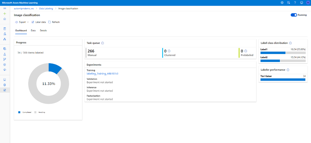 Data labeling updated style and machine learning assisted labeling