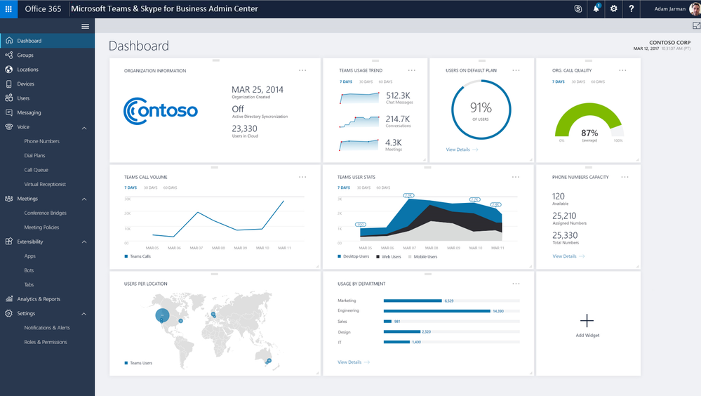 Manage Microsoft Teams and Skype in a single admin experience