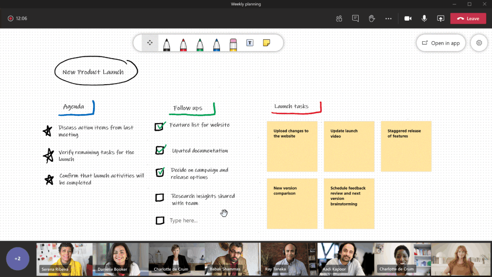antyder værksted Ride Microsoft Whiteboard in Teams Adds Sticky Notes and Text, Improves  Performance - Microsoft Community Hub