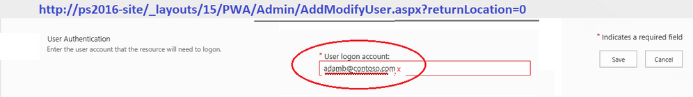 User Logon Account - issue
