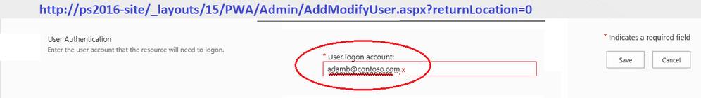 User Logon Account - issue