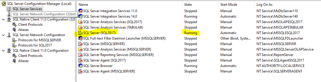 SQL Server Configuration Manager : Reporting Service Missing - Microsoft  Community Hub