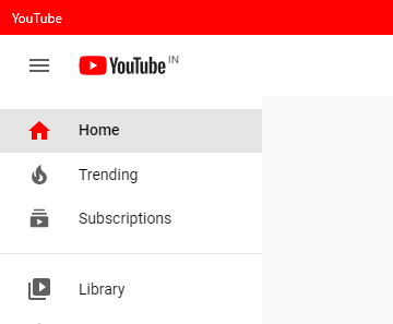 Back and refresh buttons missing on the left of titlebar in the YouTube PWA.