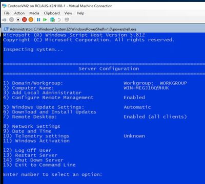 How To: Create a Windows Server 2019 CORE image for Microsoft Azure